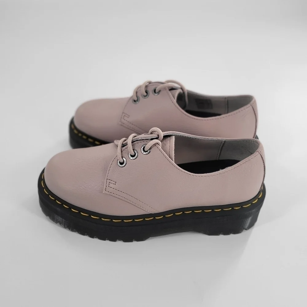 Dr. Martens Unisex‎ 1461 Quad II Platform Vintage Taupe Size 9 New